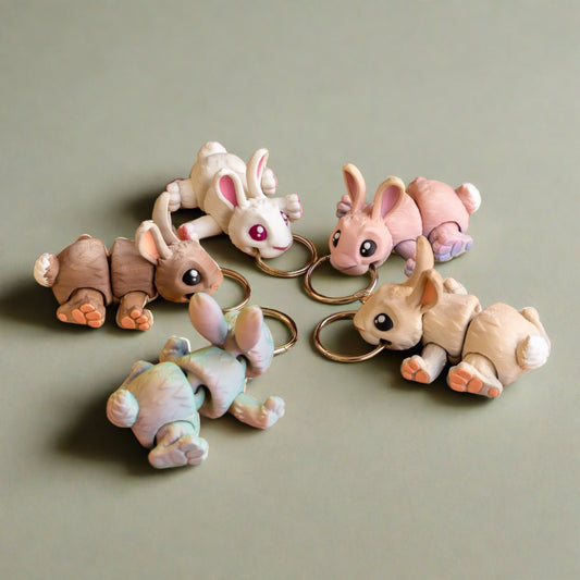 Mini Bunny Keychain