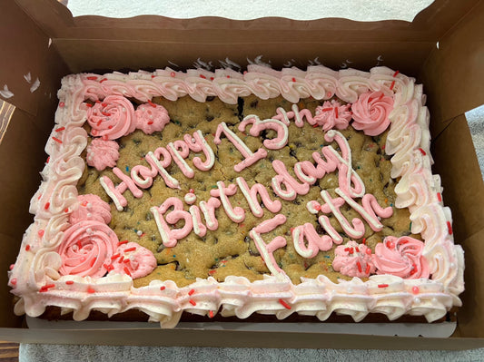 9x13 Decorated Cookie Cake