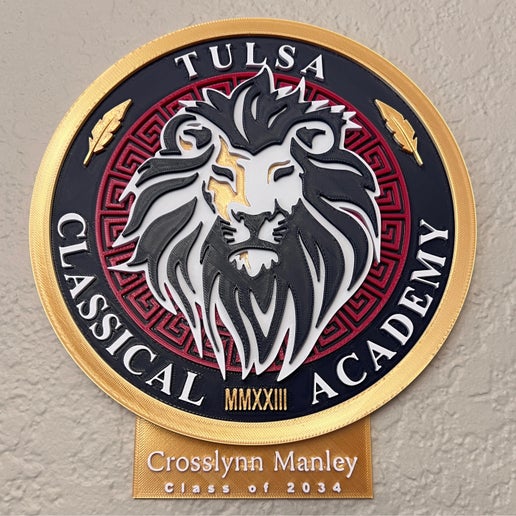 TCA seal wall sign