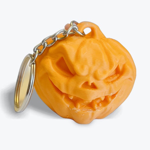 Jack-o-lantern Keychain